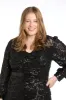 Intricate Sequin Detailing Cocktail Dress with Blouson Sleeves - Plus sold by R&M Richards
