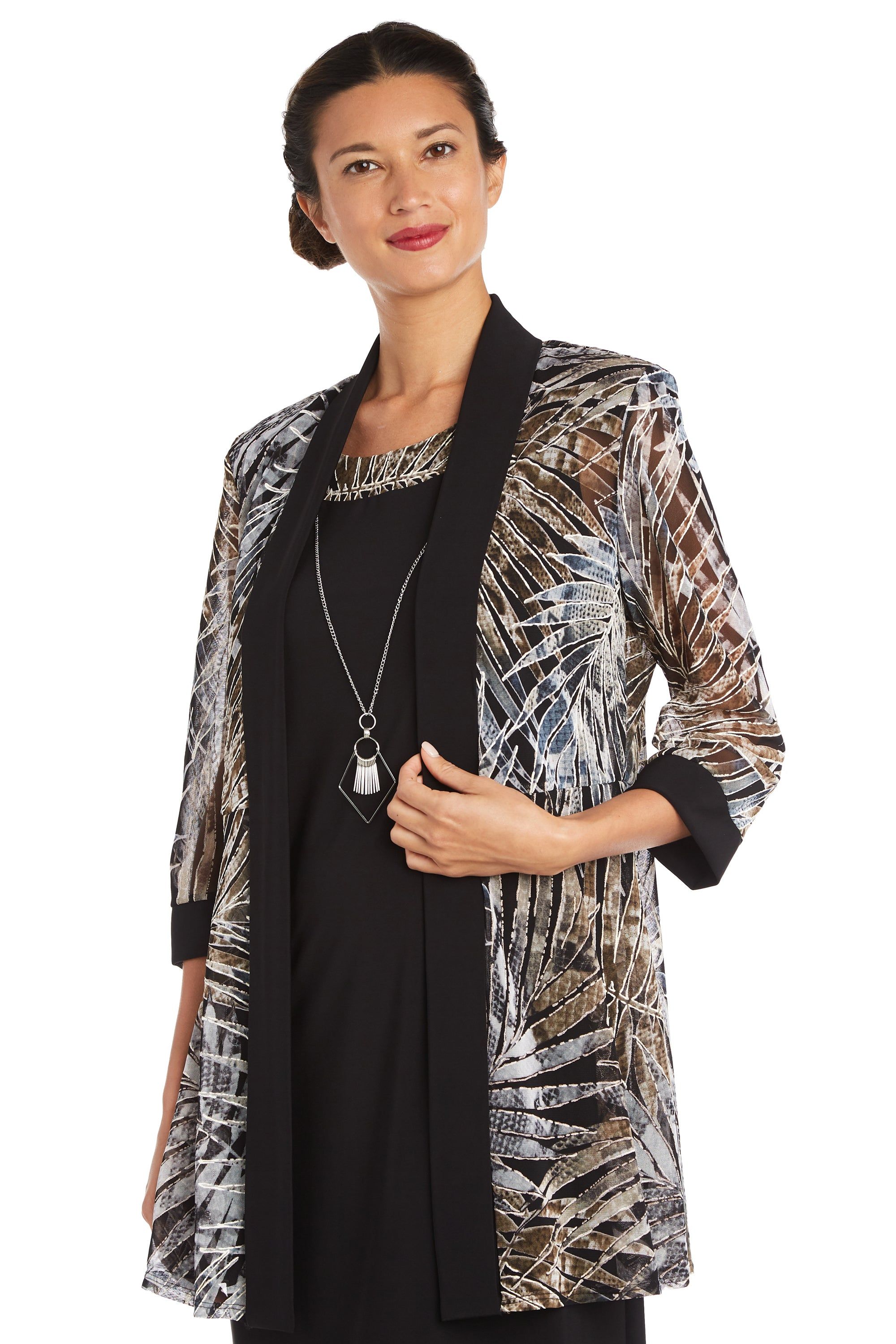 Two-Piece Printed Jacket and Dress Set sold by R&M Richards product image thumbnail 5