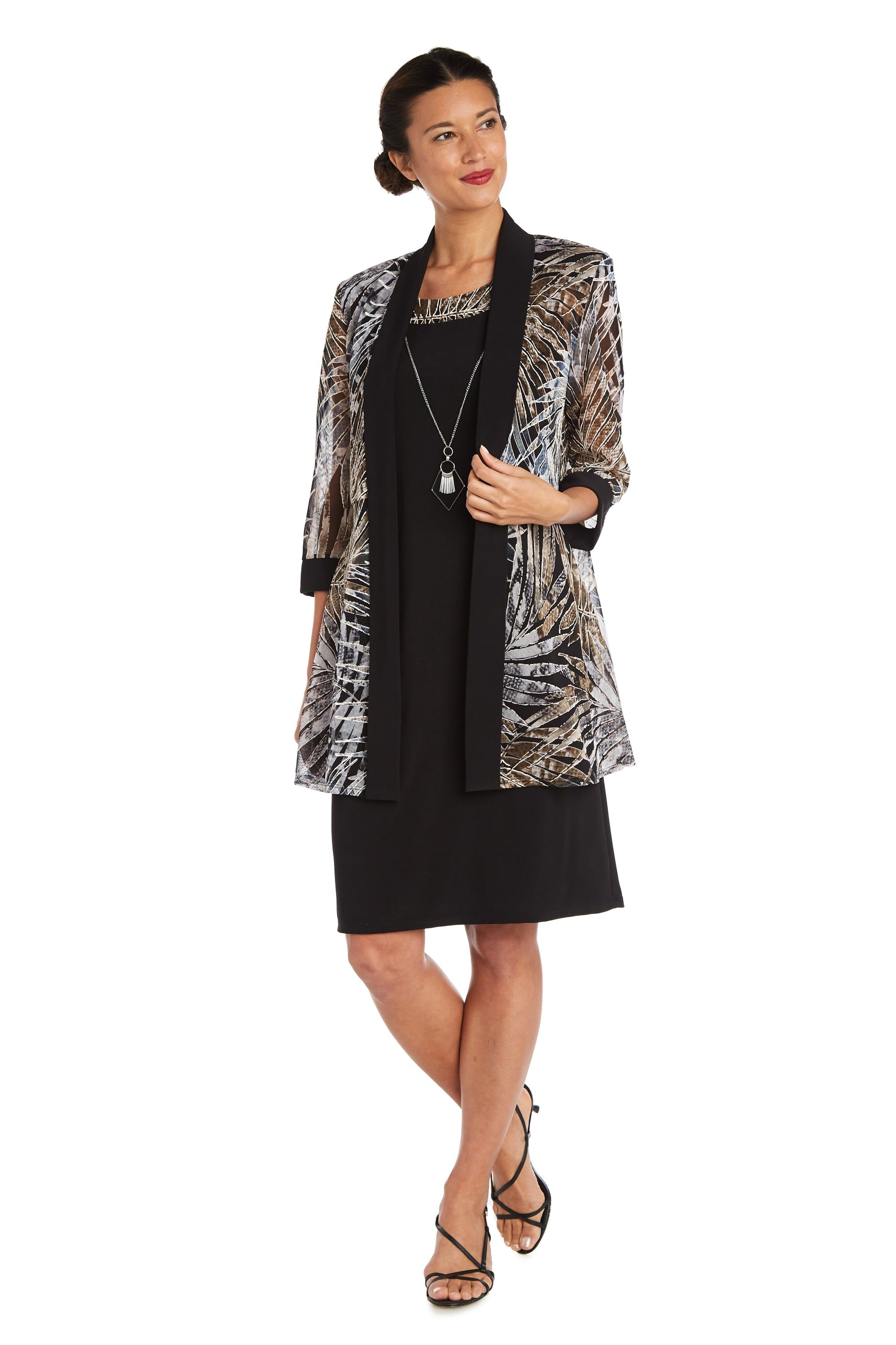 Two-Piece Printed Jacket and Dress Set sold by R&M Richards
