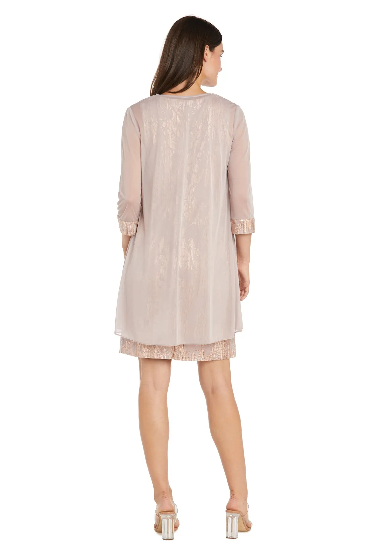 Metallic Patterned Jacket Dress sold by R&M Richards product image thumbnail 2