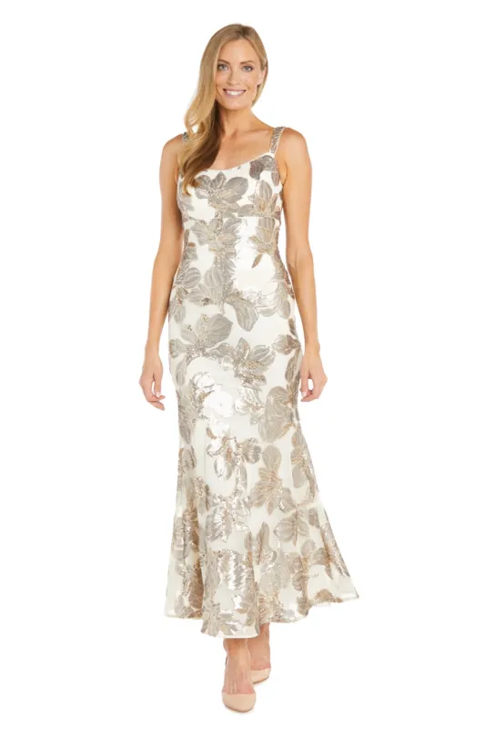 Matte Sequin Gown sold by R&M Richards