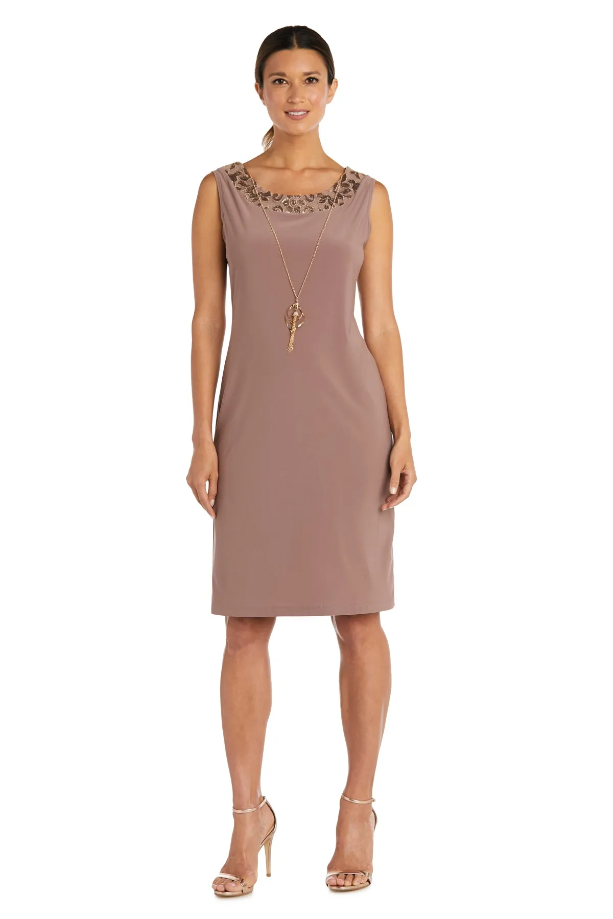 Two Piece Sequin Mesh Jacket Dress - Petite sold by R&M Richards product image thumbnail 3