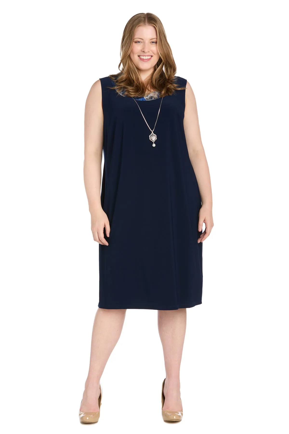 Metallic Jacket Dress - Plus sold by R&M Richards product image thumbnail 3