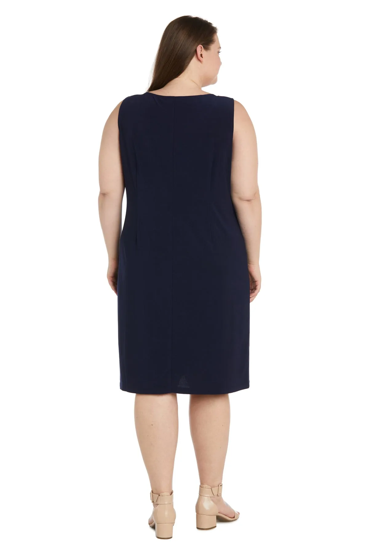 Elegant 3D Floral Jacket Dress - Plus sold by R&M Richards product image thumbnail 4