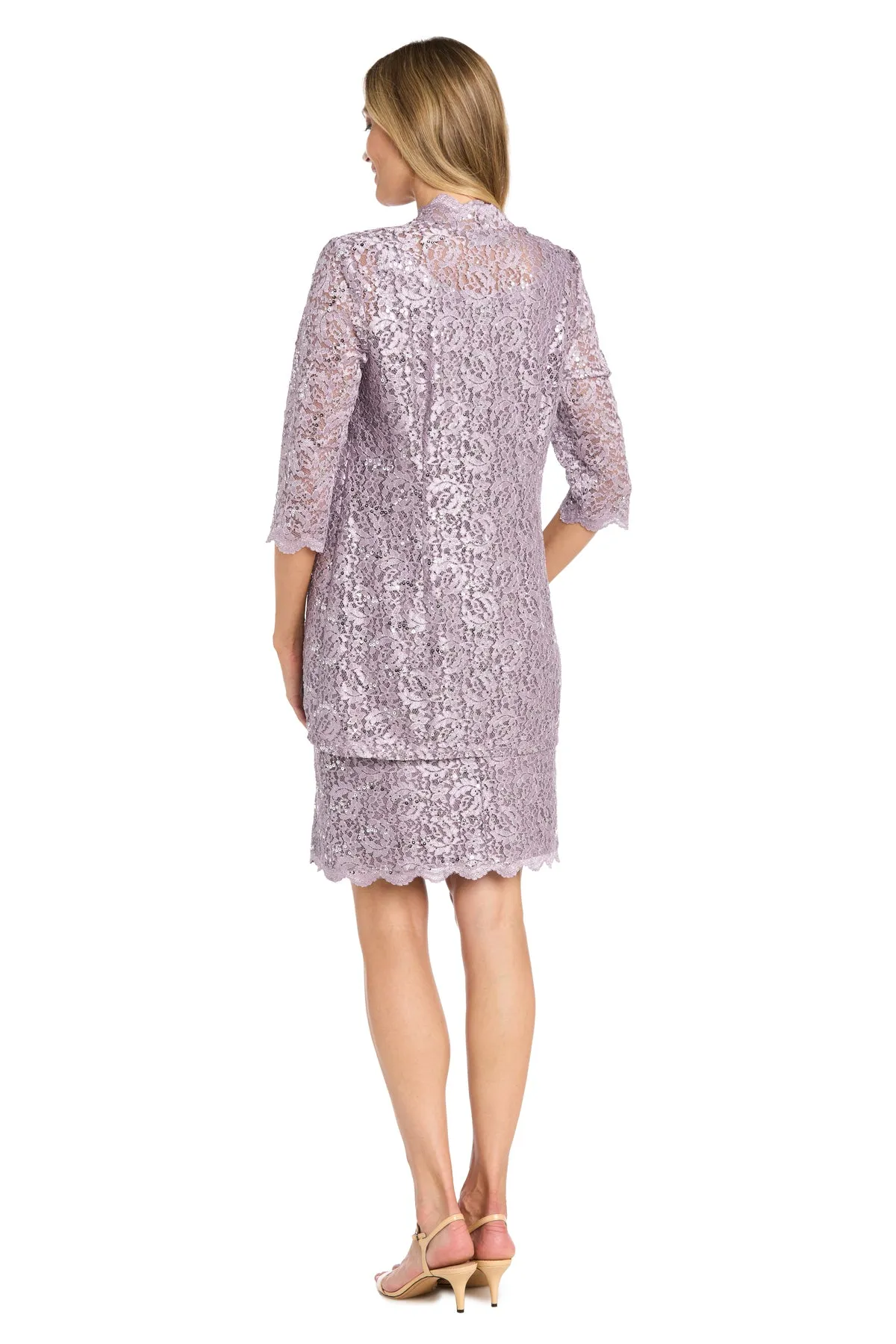 Elegant Lace Jacket and Dress - Petite sold by R&M Richards product image thumbnail 2