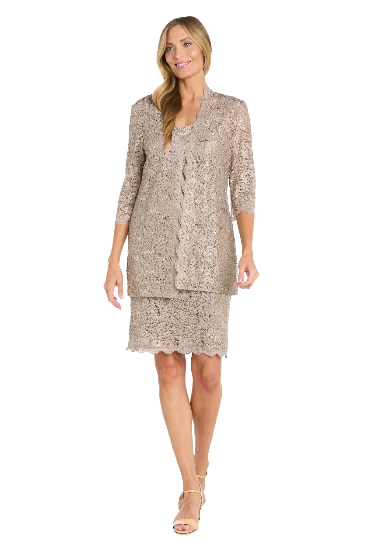 Elegant Lace Jacket and Dress sold by R&M Richards