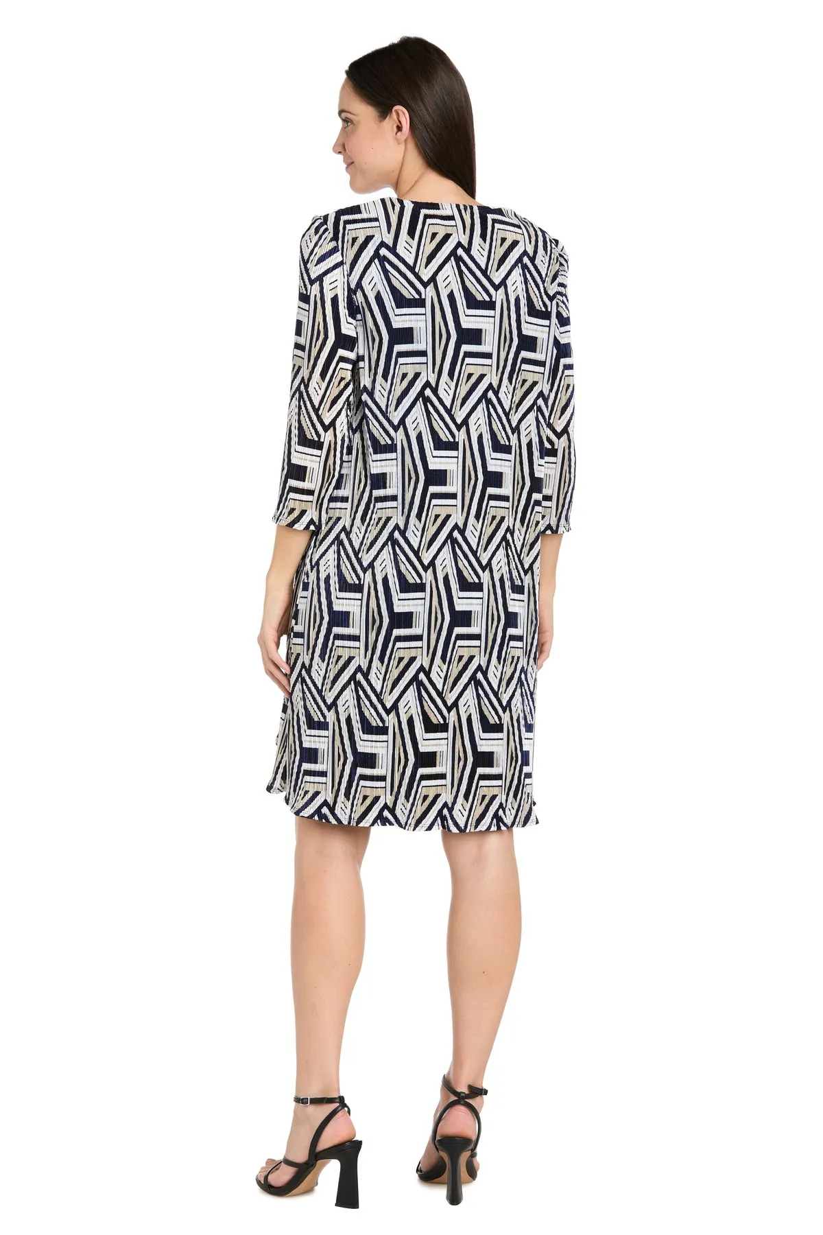 Geometric Printed Jacket Dress - Petite sold by R&M Richards product image thumbnail 2