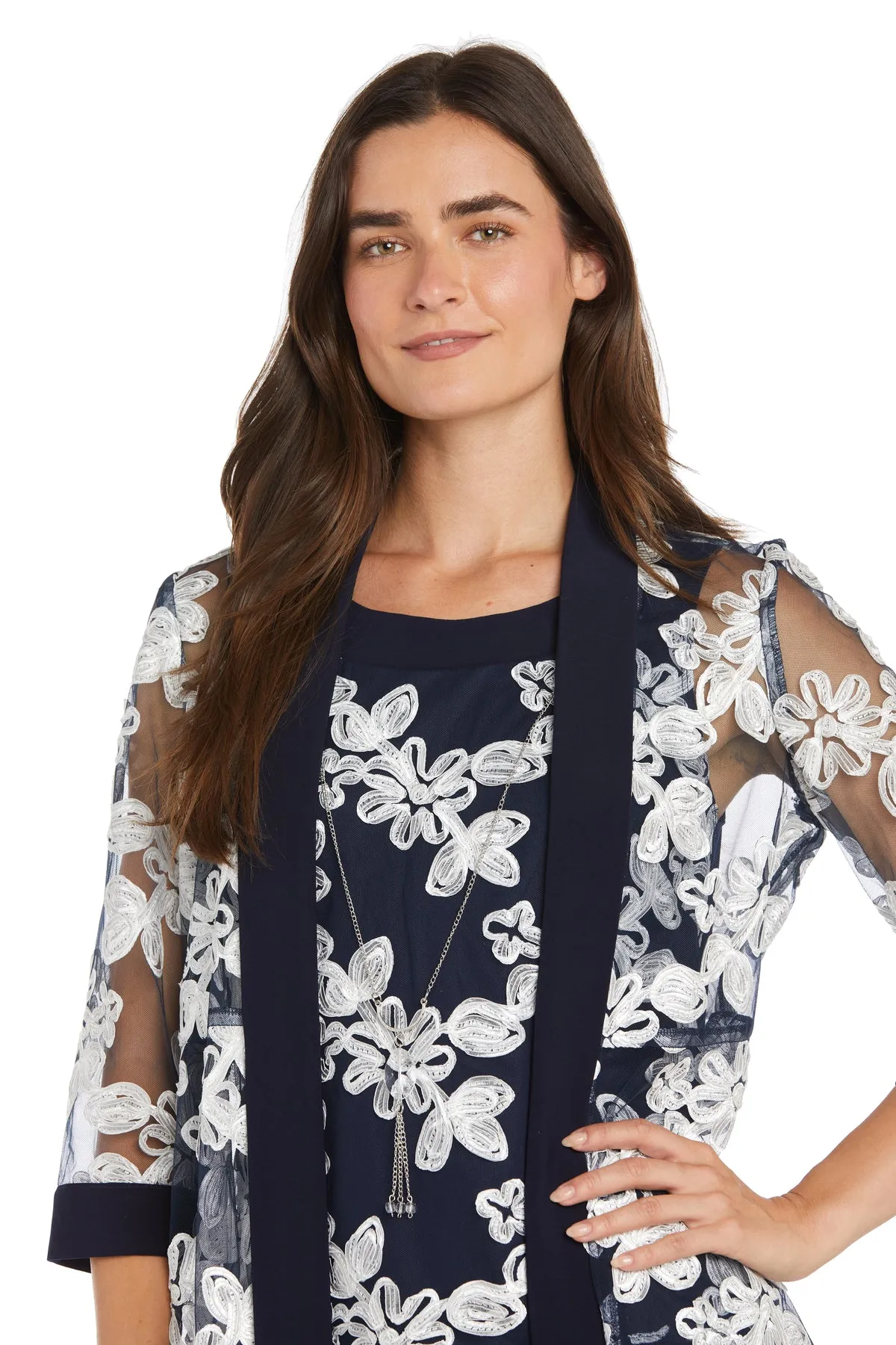 Floral Threadwork Pantsuit sold by R&M Richards product image thumbnail 3