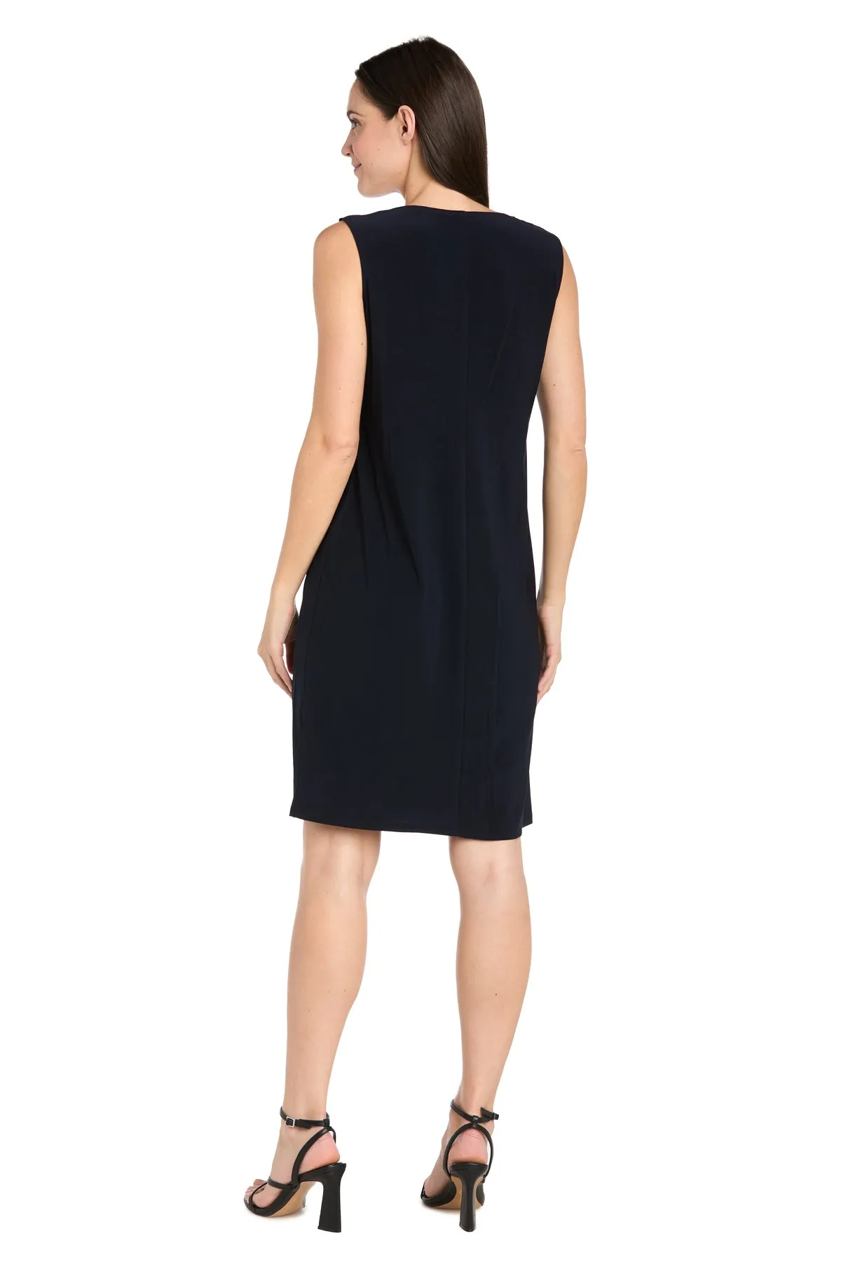 Navy Teal Jacket Dress sold by R&M Richards product image thumbnail 4