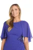 Elegant Beaded Detail Cocktail Dress with Chiffon Cape sold by R&M Richards