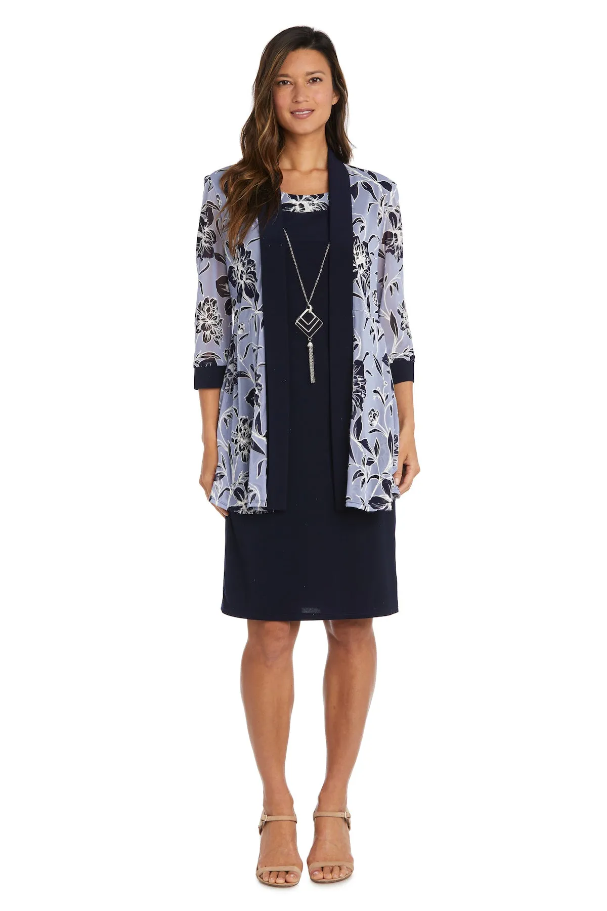 Two Piece Printed Jacket and Dress Set sold by R&M Richards