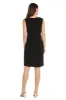 Floral-Threaded Sheer Jacket Dress with Detachable Necklace sold by R&M Richards