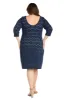 Illusion Pattern Stretch Dress - Plus sold by R&M Richards