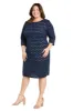 Illusion Pattern Stretch Dress - Plus sold by R&M Richards