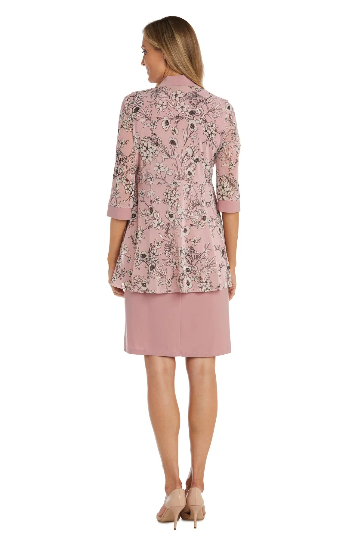 Pink and Gold Jacket Dress sold by R&M Richards product image thumbnail 2