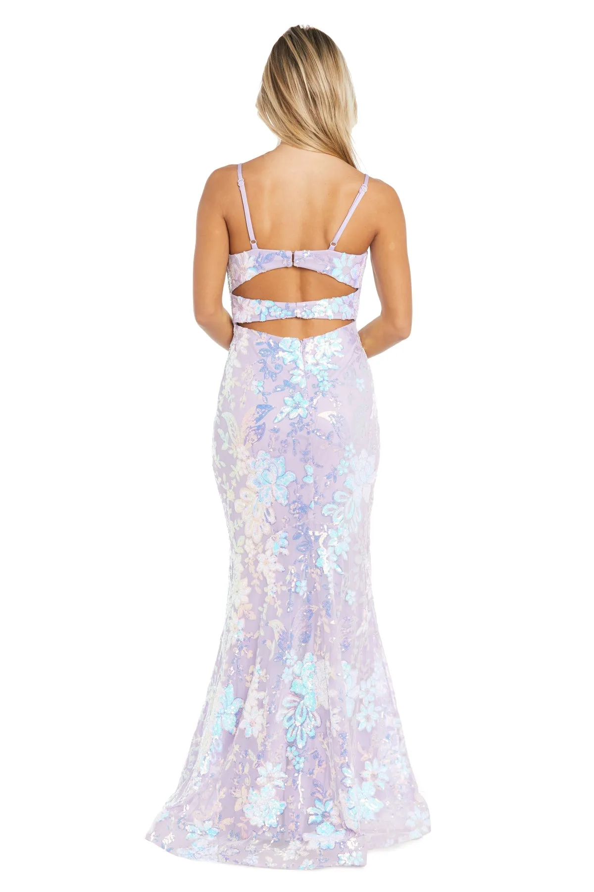 Lacey Lavender Gown sold by R&M Richards product image thumbnail 2