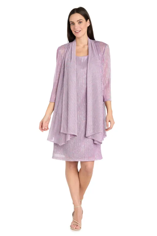 Solid Metallic Jacket Dress sold by R&M Richards