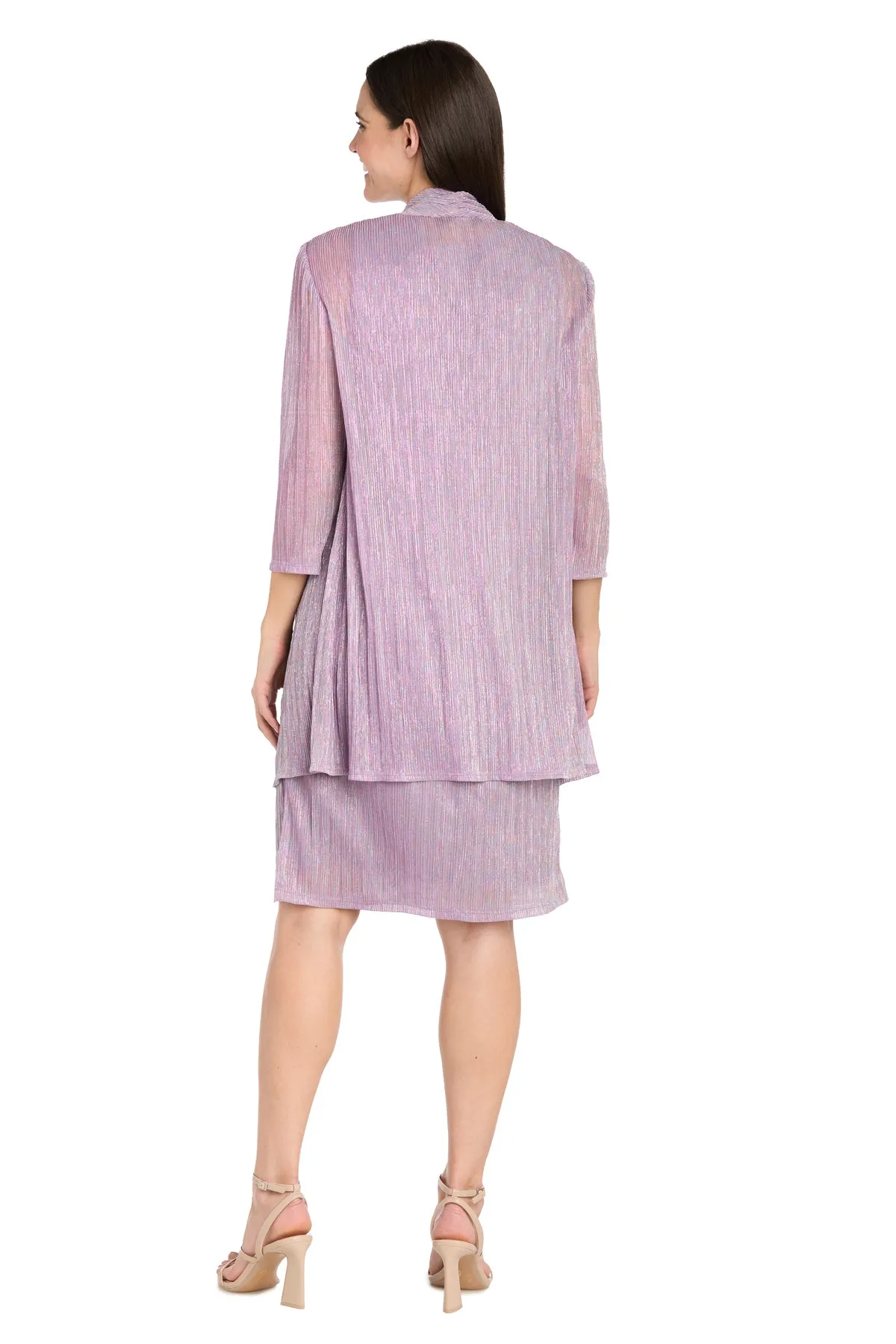 Solid Metallic Jacket Dress sold by R&M Richards product image thumbnail 2