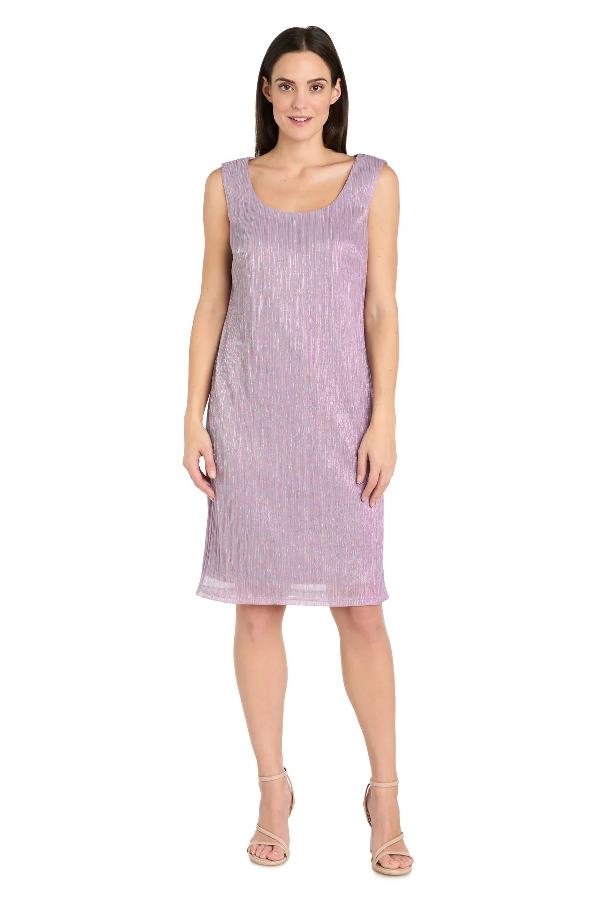 Solid Metallic Jacket Dress sold by R&M Richards product image thumbnail 3