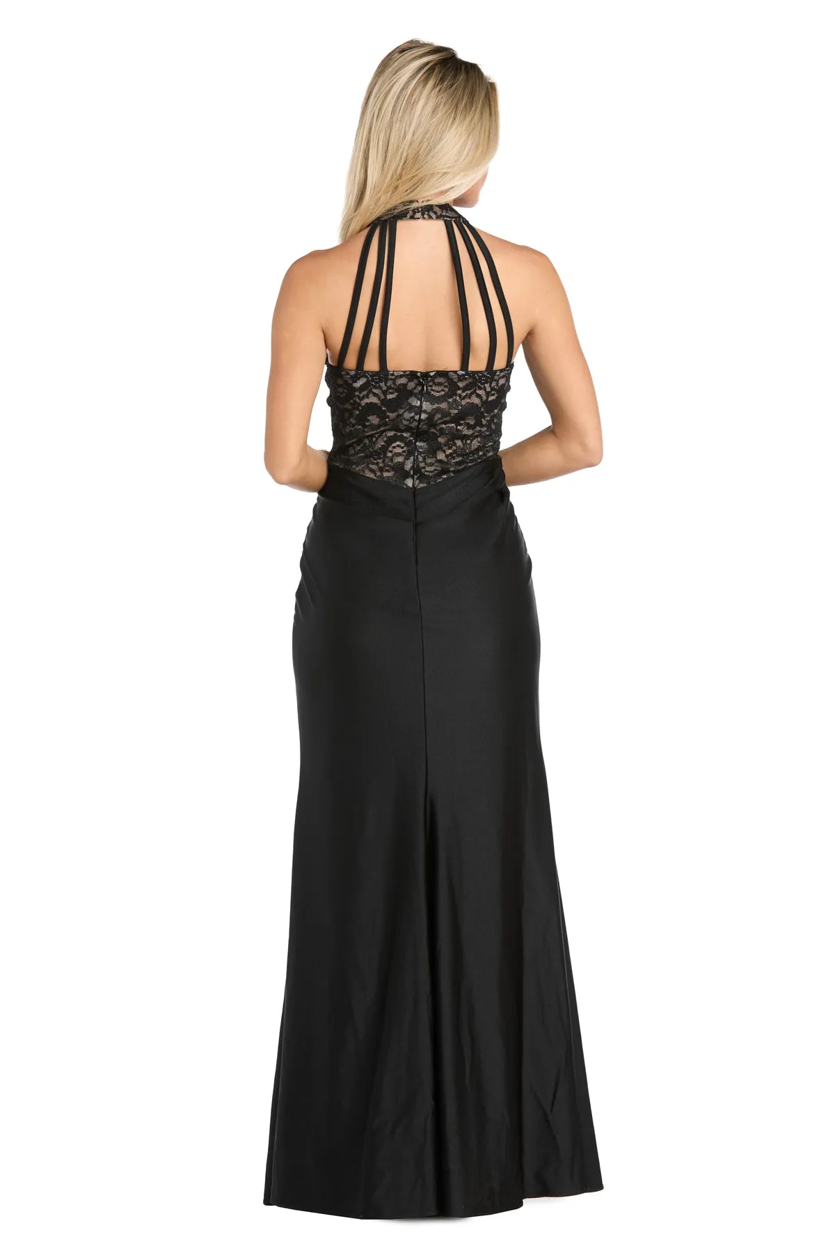 Bailey Black Nude Corset Dress sold by R&M Richards product image thumbnail 2