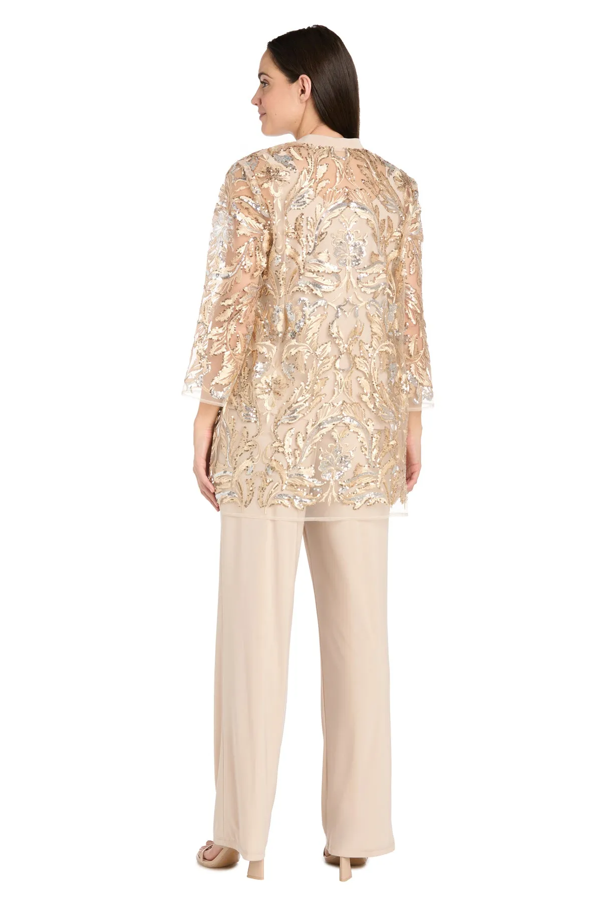 Gold Sequin Pant Suit sold by R&M Richards product image thumbnail 2