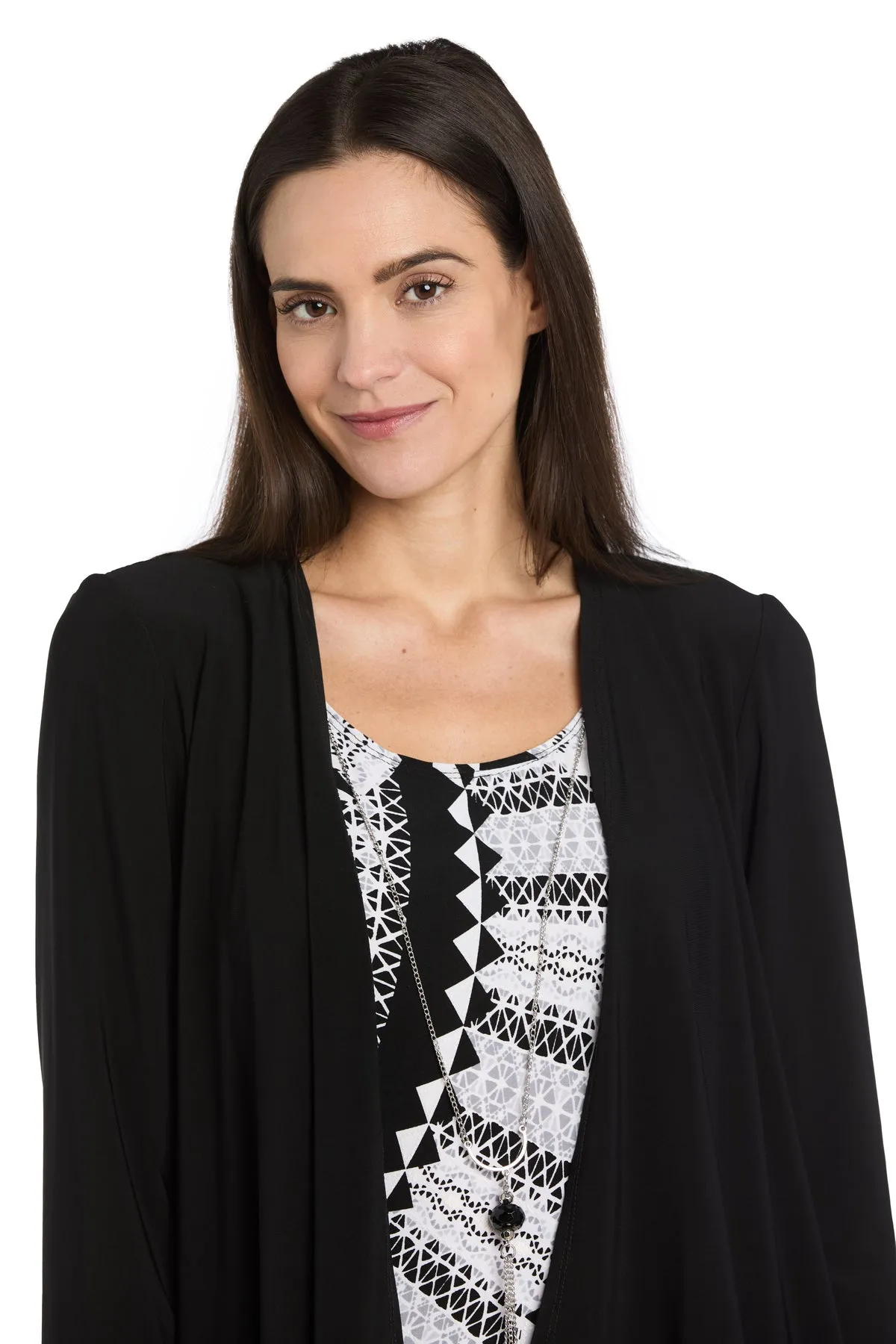 Black & White Geo Jacket Dress sold by R&M Richards product image thumbnail 5