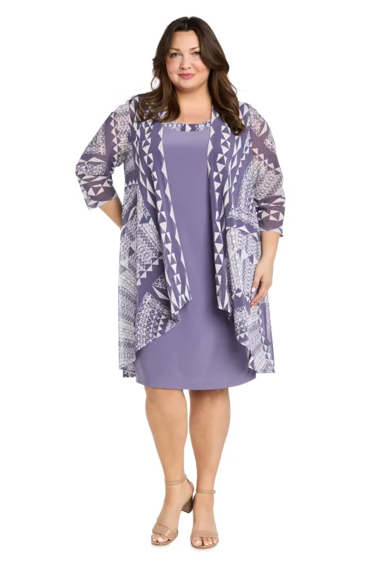 Lavender Daytime Jacket Dress - Plus sold by R&M Richards