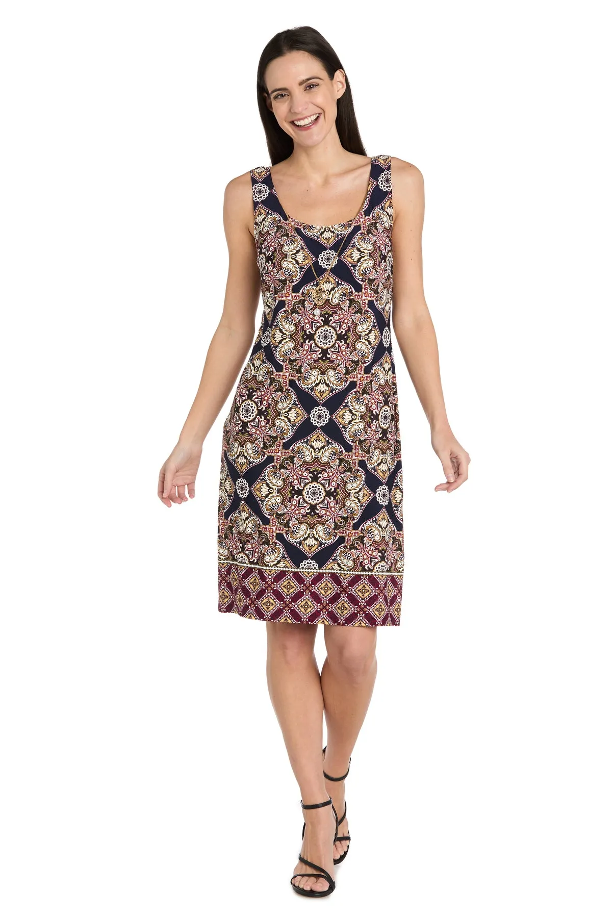 Intricate Short Jacket Dress with Solid Dress sold by R&M Richards product image thumbnail 3