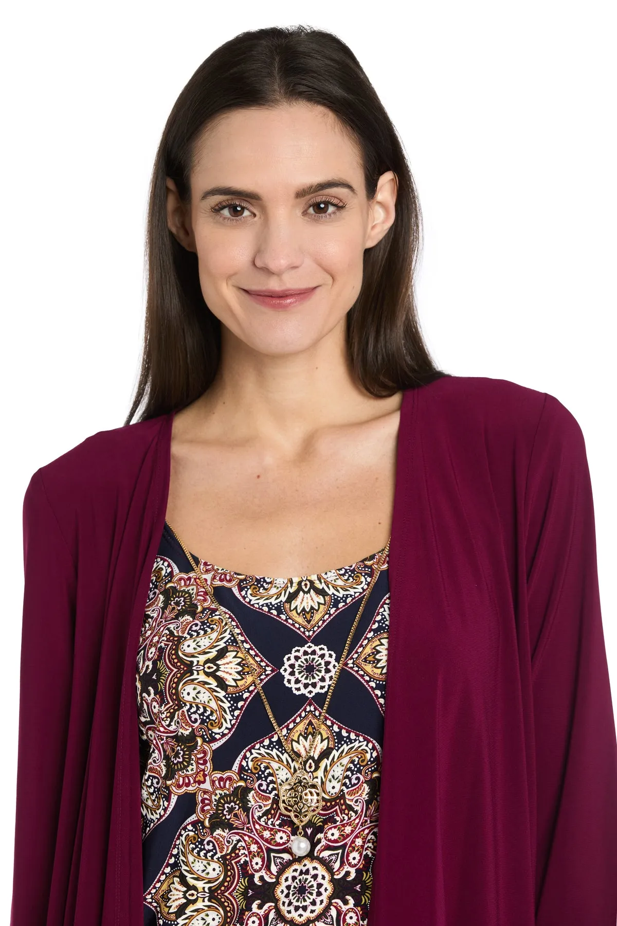 Intricate Short Jacket Dress with Solid Dress sold by R&M Richards product image thumbnail 5