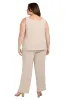 Gold Sequin Pant Suit - Plus sold by R&M Richards