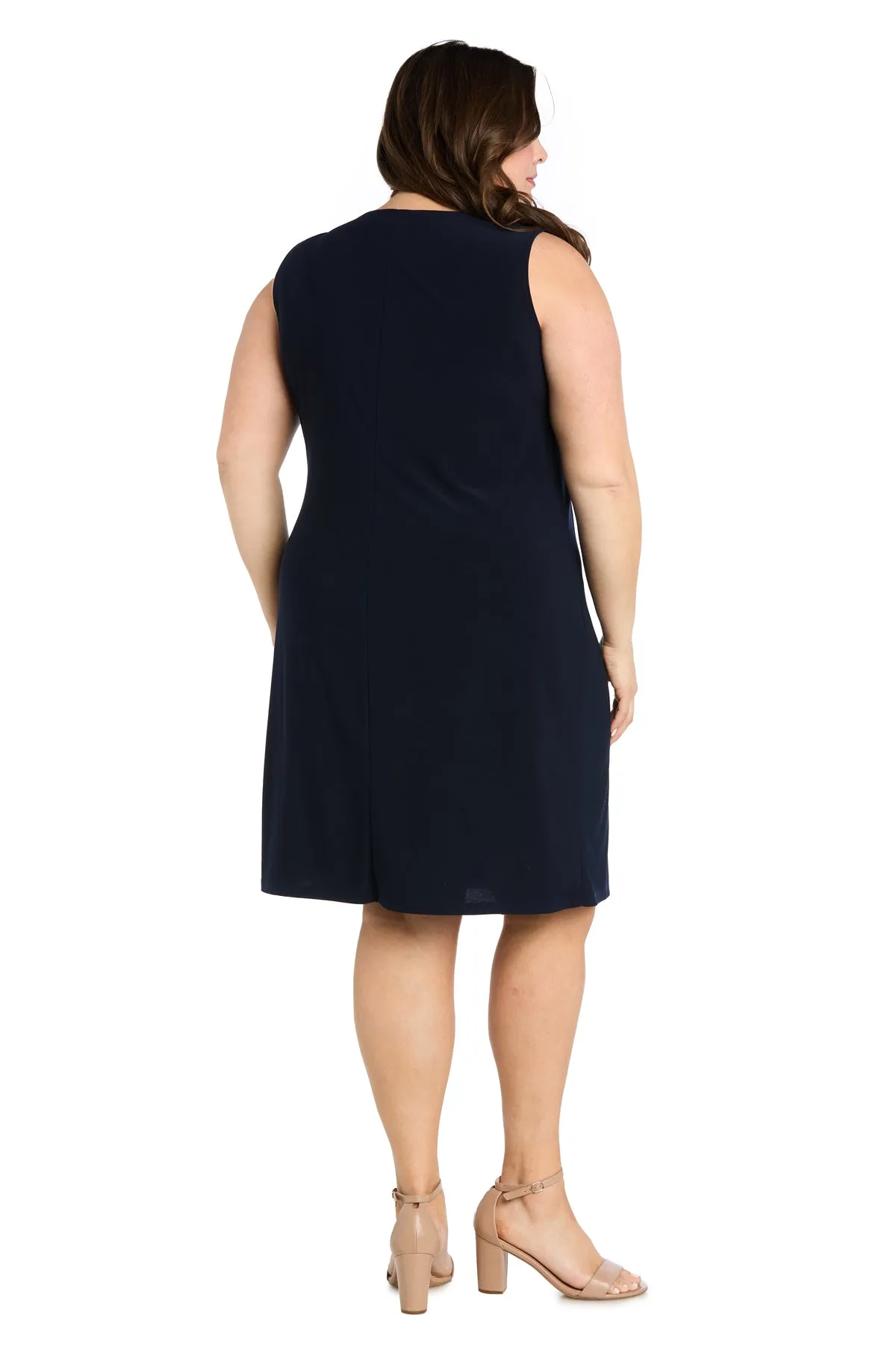 Floral Polka Dot Jacket Dress - Plus sold by R&M Richards product image thumbnail 4