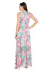 Keyhole Halter Neck Layered Chiffon Maxi Dress - Petite sold by R&M Richards