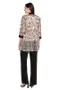 Blush-Embroidered 3D Floral Pant Suit with Matching Jacket - Petite sold by R&M Richards
