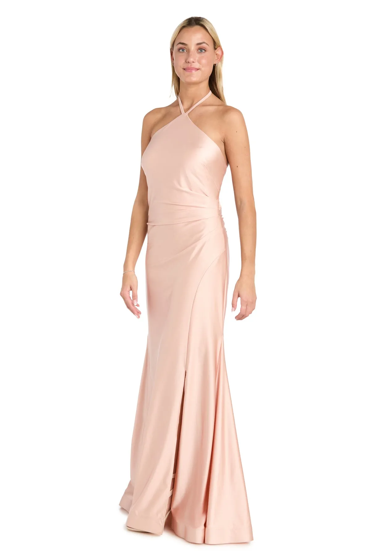 Rylee Halter Satin Dress sold by R&M Richards product image thumbnail 5