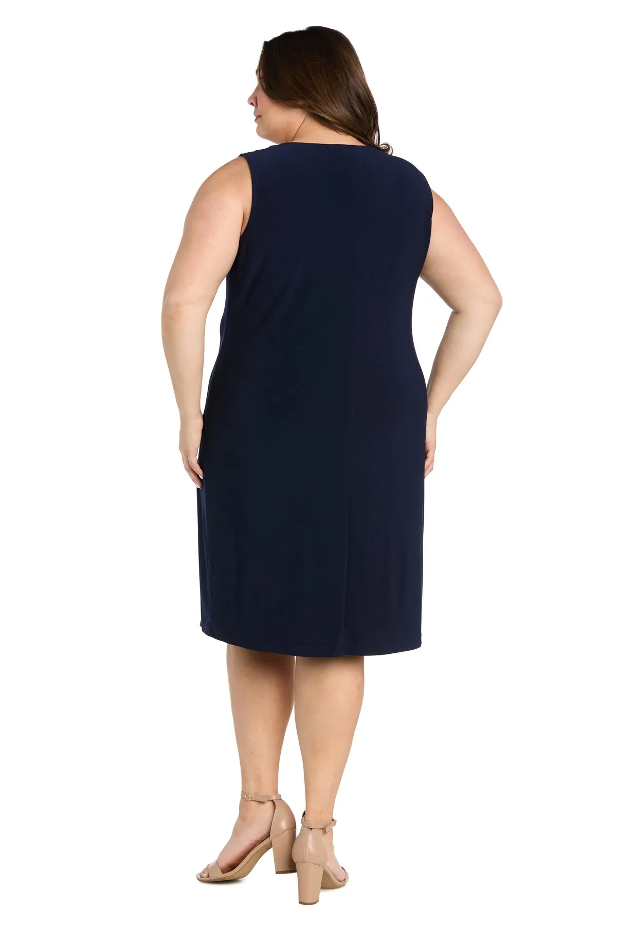 Navy Yellow Floral Jacket Dress - Plus sold by R&M Richards product image thumbnail 4