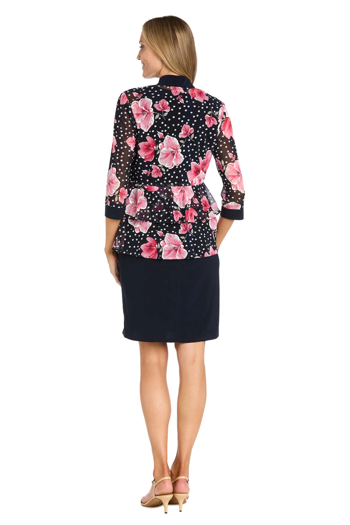 Floral Polka Dot Jacket Dress sold by R&M Richards product image thumbnail 2