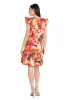Floral Ruffle-Sleeve Linen Dress - Petite sold by R&M Richards