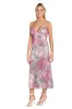 Floral Sequin Strapless Midi Dress sold by R&M Richards