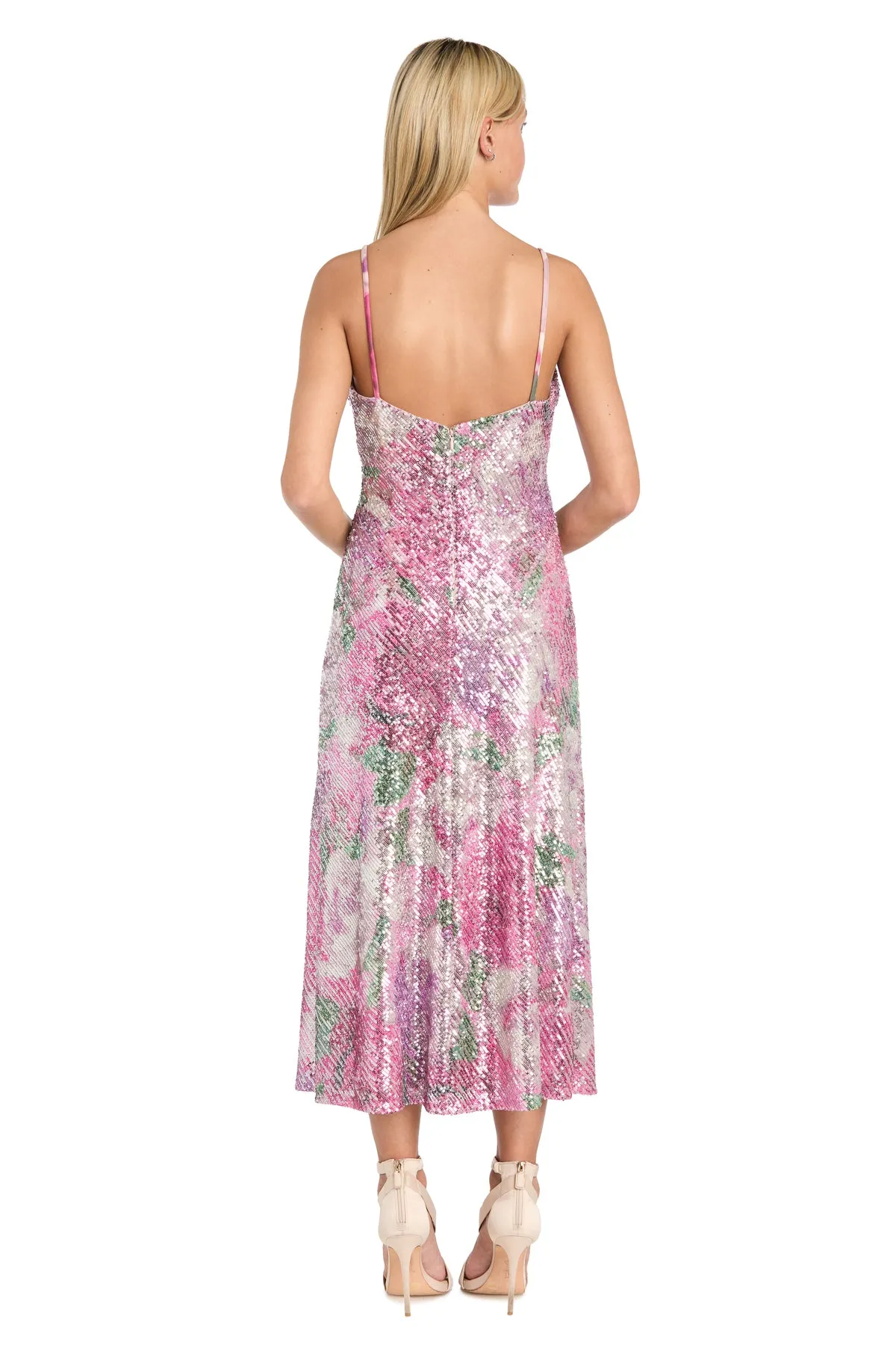 Floral Sequin Strapless Midi Dress sold by R&M Richards product image thumbnail 2