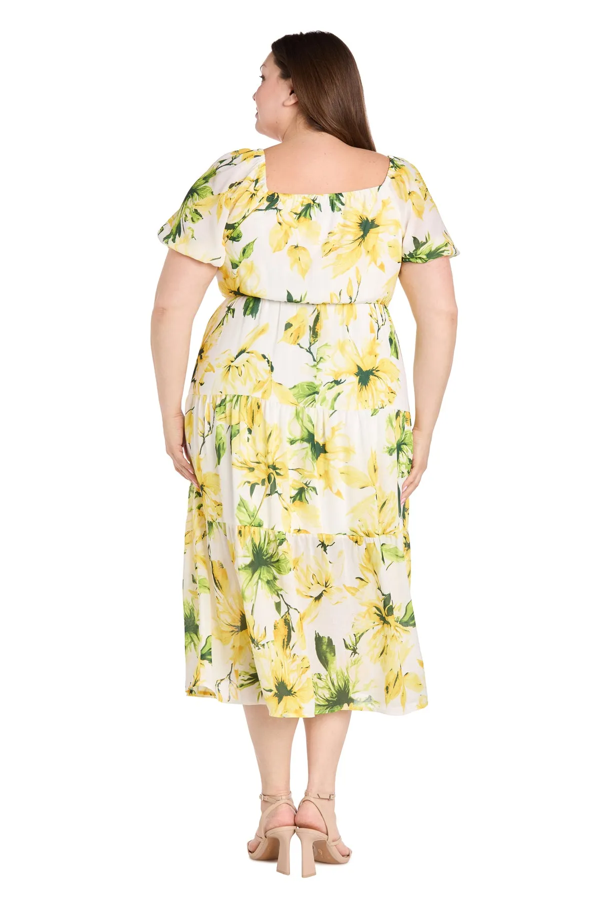 Sunflower Linen Midi Dress - Plus sold by R&M Richards product image thumbnail 2