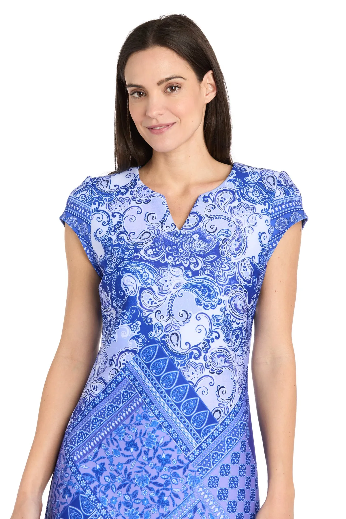 Intricate Pattern Stretch Mini Dress sold by R&M Richards product image thumbnail 3