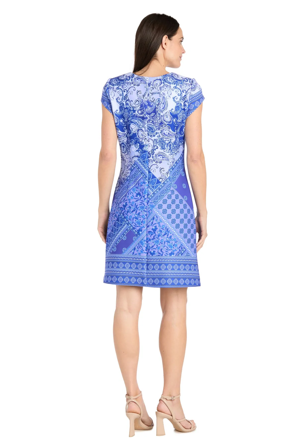 Intricate Pattern Stretch Mini Dress sold by R&M Richards product image thumbnail 2