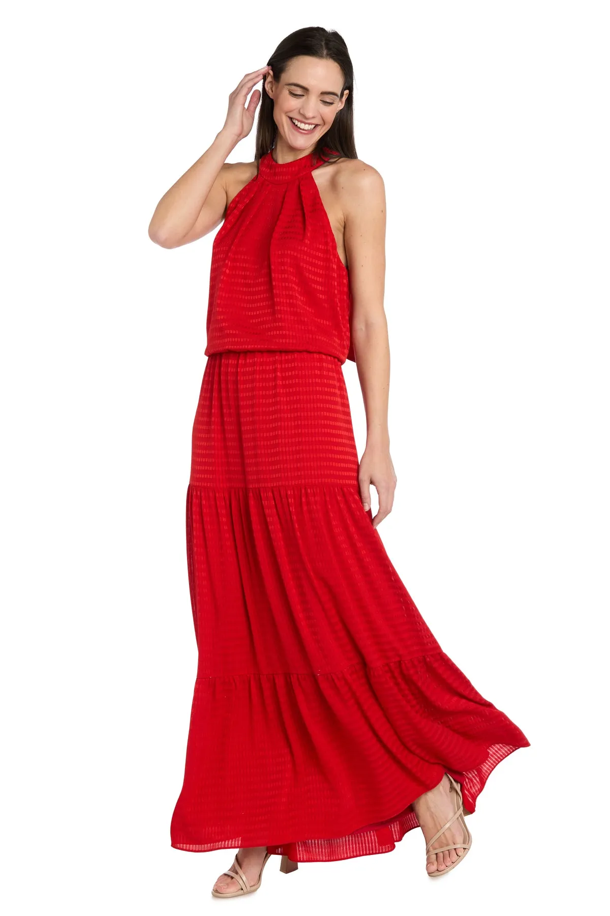Tiered Halter Maxi Dress sold by R&M Richards