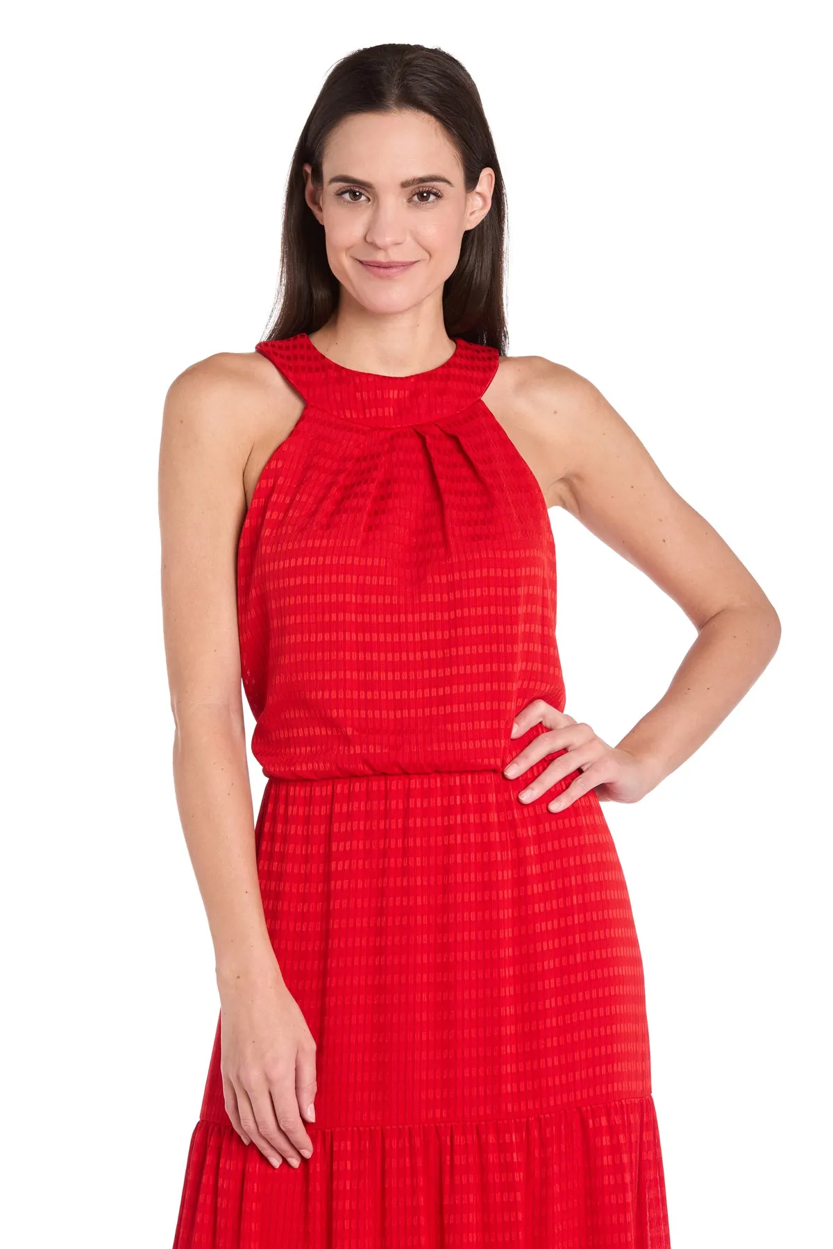 Tiered Halter Maxi Dress sold by R&M Richards product image thumbnail 5