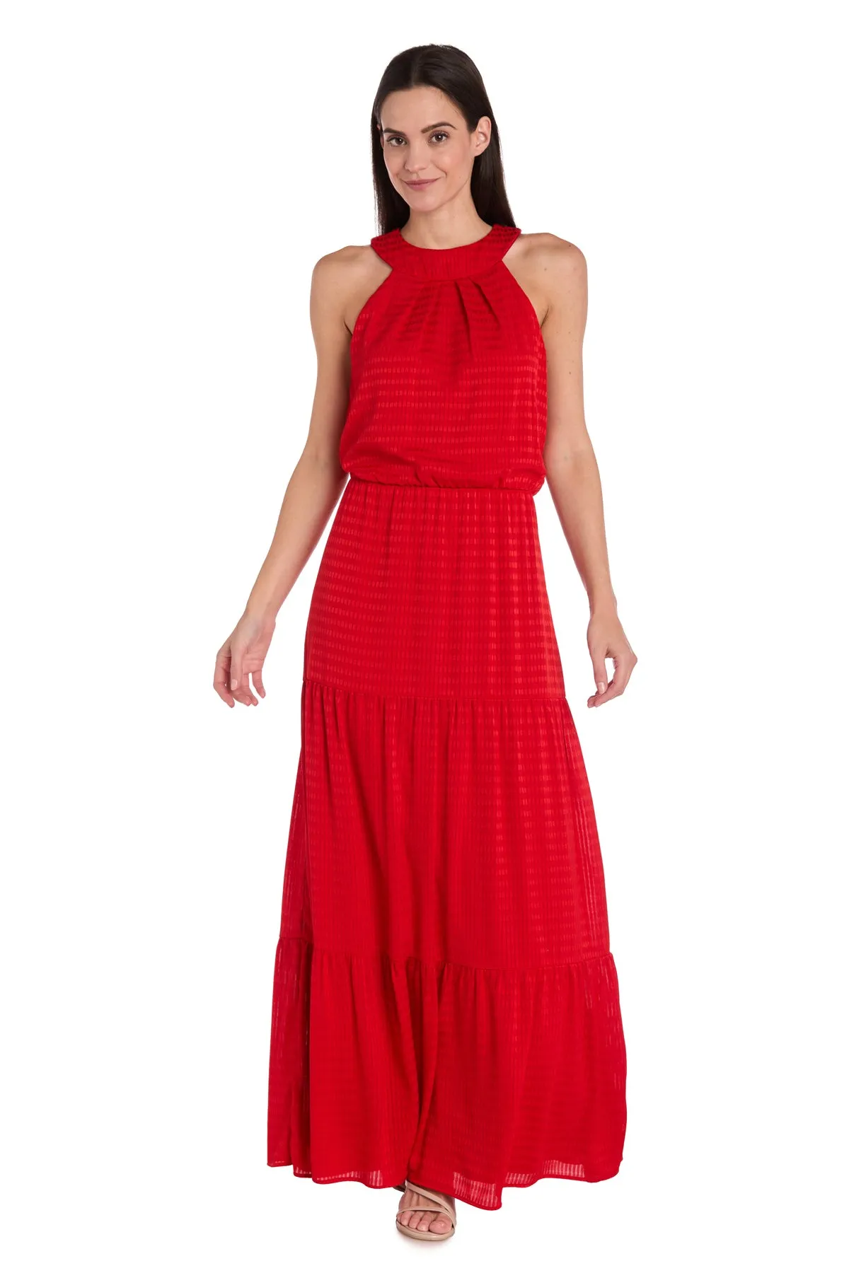 Tiered Halter Maxi Dress sold by R&M Richards product image thumbnail 4