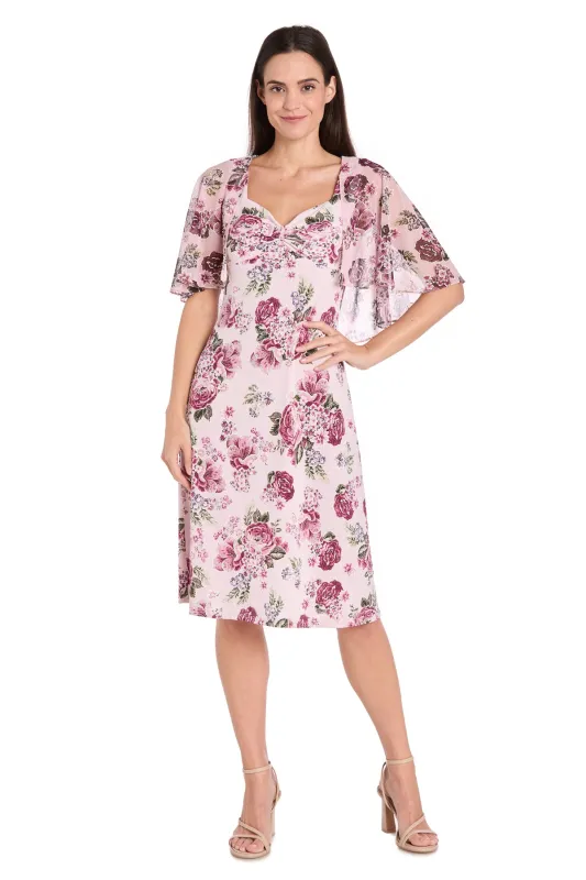 Blush Bloom Knee-Length Dress - Petite sold by R&M Richards