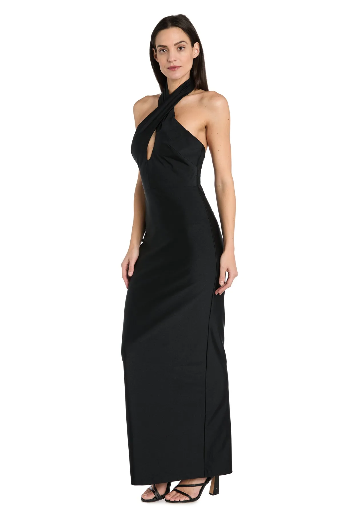 Crisscross Elegance Halter Maxi Dress sold by R&M Richards product image thumbnail 4