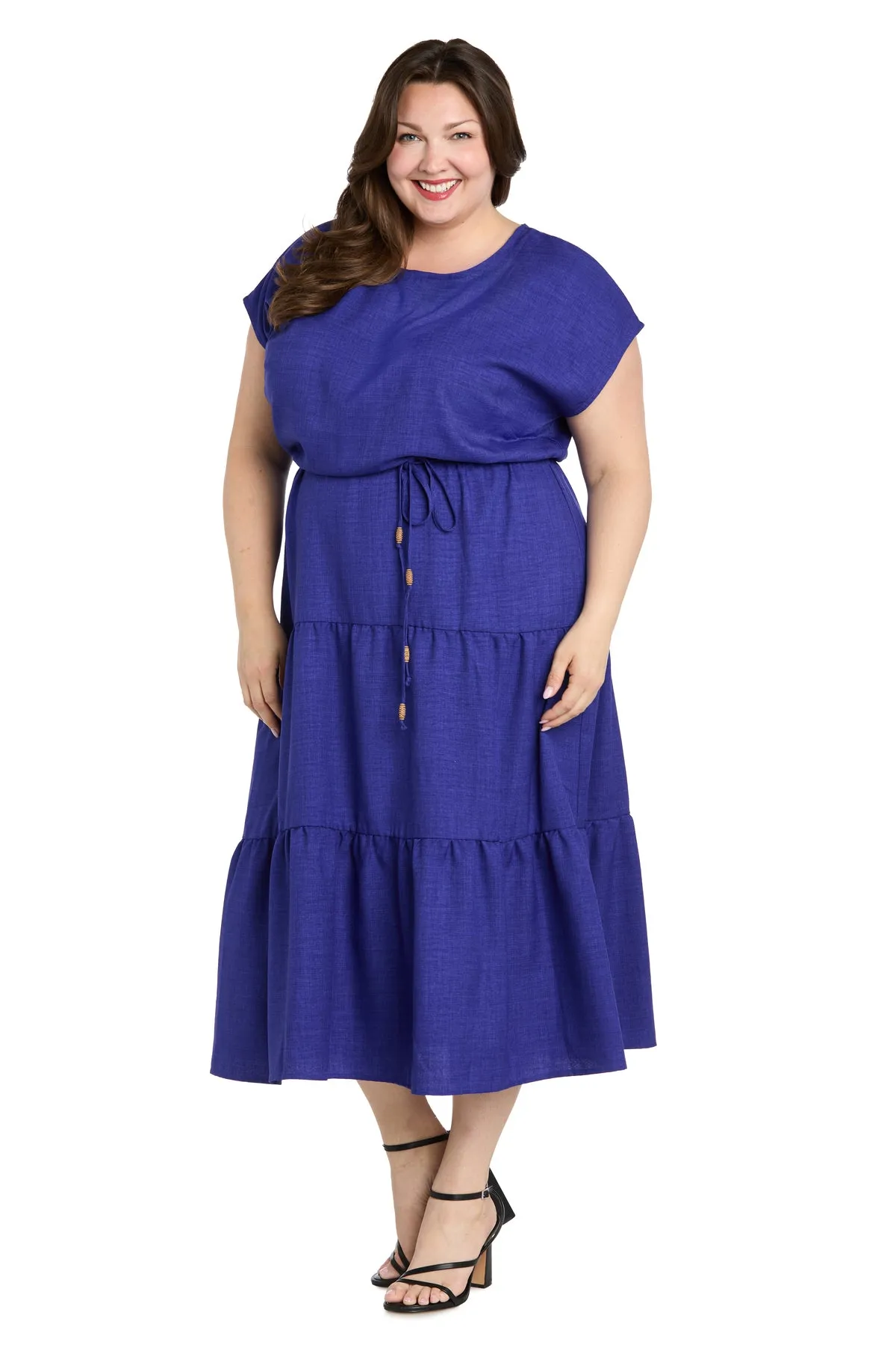 Coastal Drift Linen Dress - Plus sold by R&M Richards product image thumbnail 4