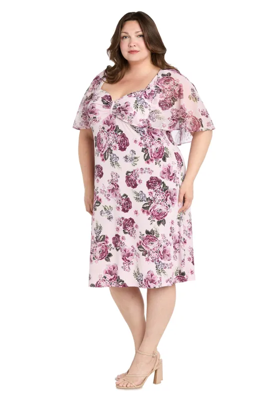 Blush Bloom Knee-Length Dress - Plus sold by R&M Richards