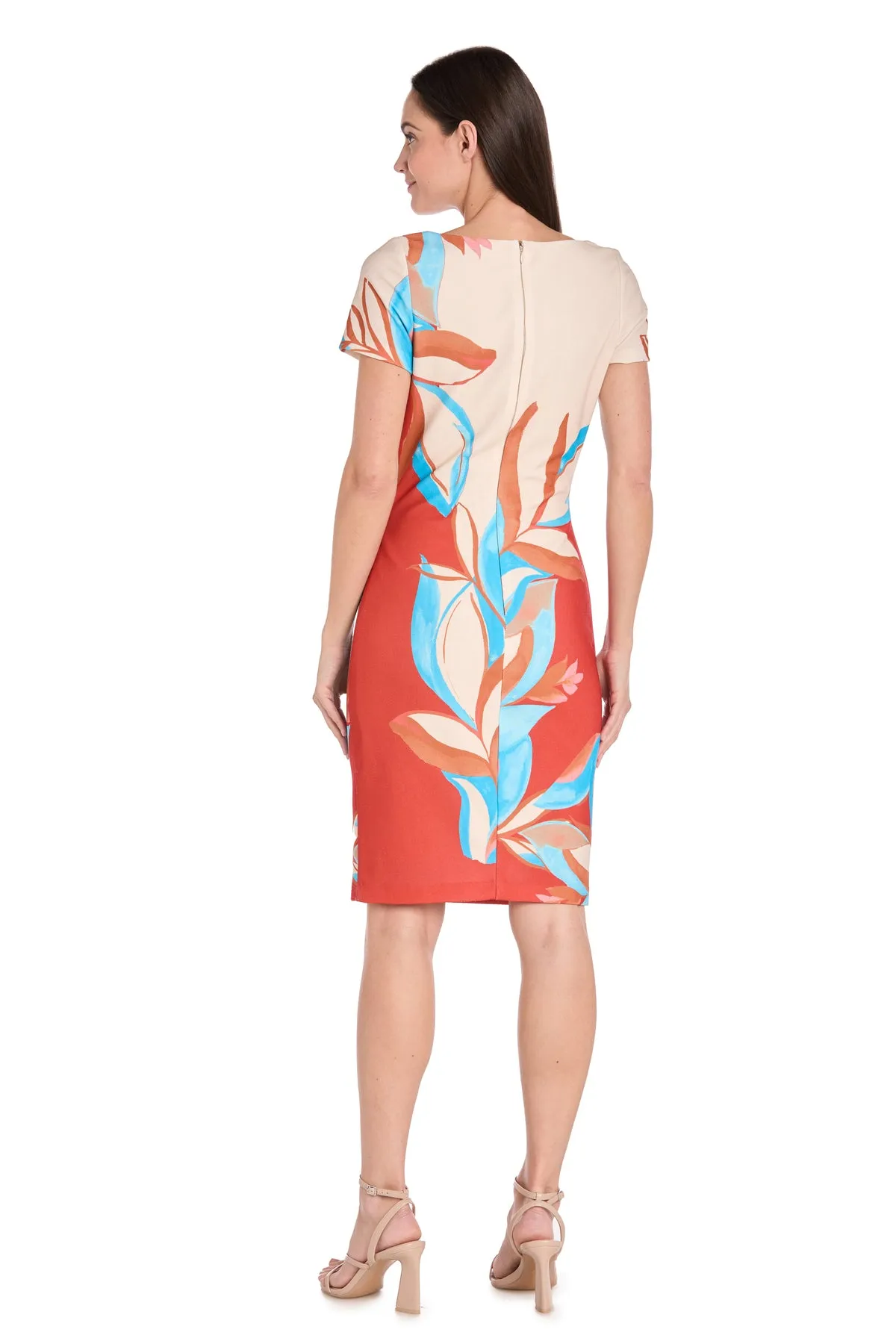 Printed Short-Sleeve Spring Dress sold by R&M Richards product image thumbnail 2